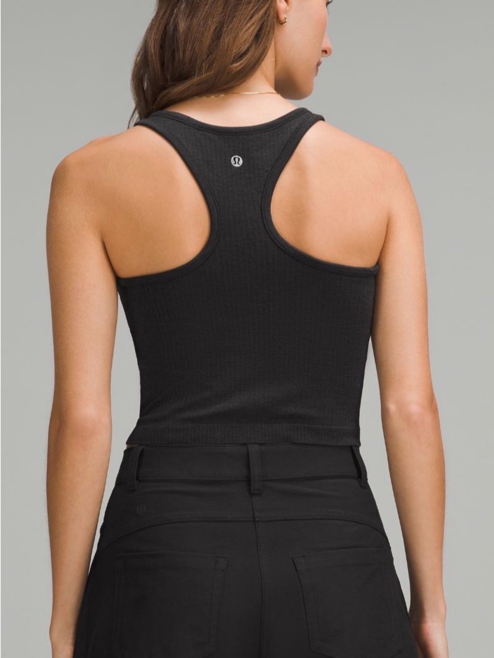 Lululemon ebb Ribbed Cropped Tank Top - Women - Picture 2 of 4